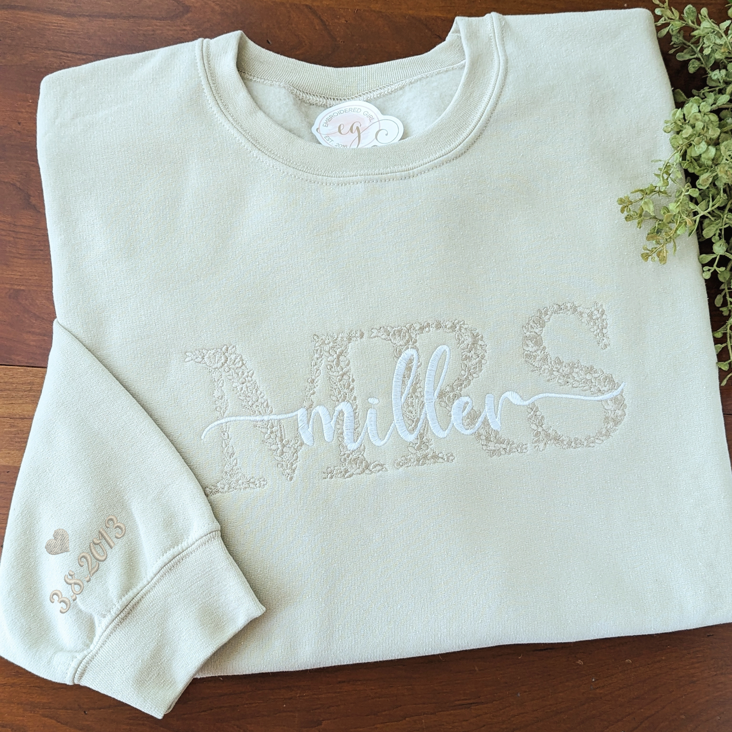 MRS Floral Sweatshirt