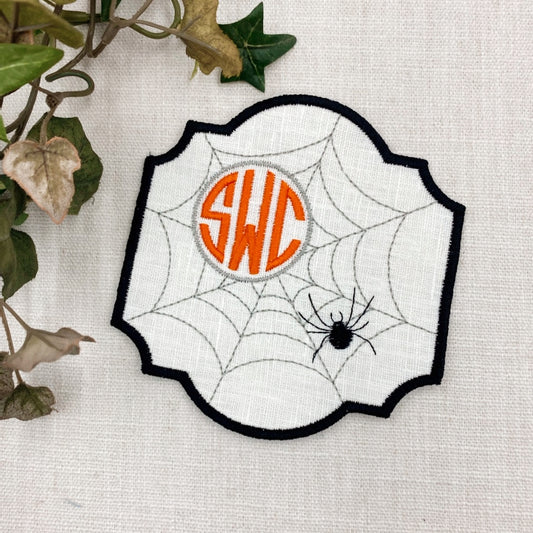 Halloween Monogram Cocktail Napkins