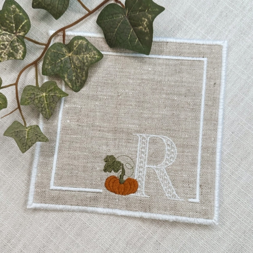 Fall Pumpkin Cocktail Napkins