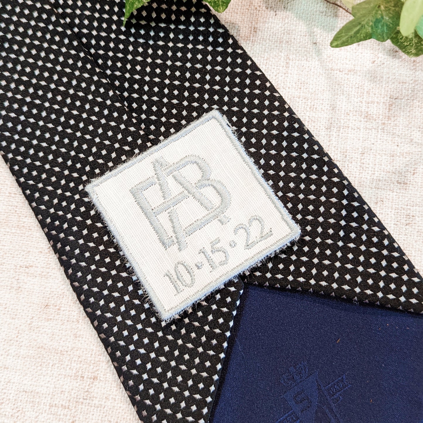 Grooms Tie Patch