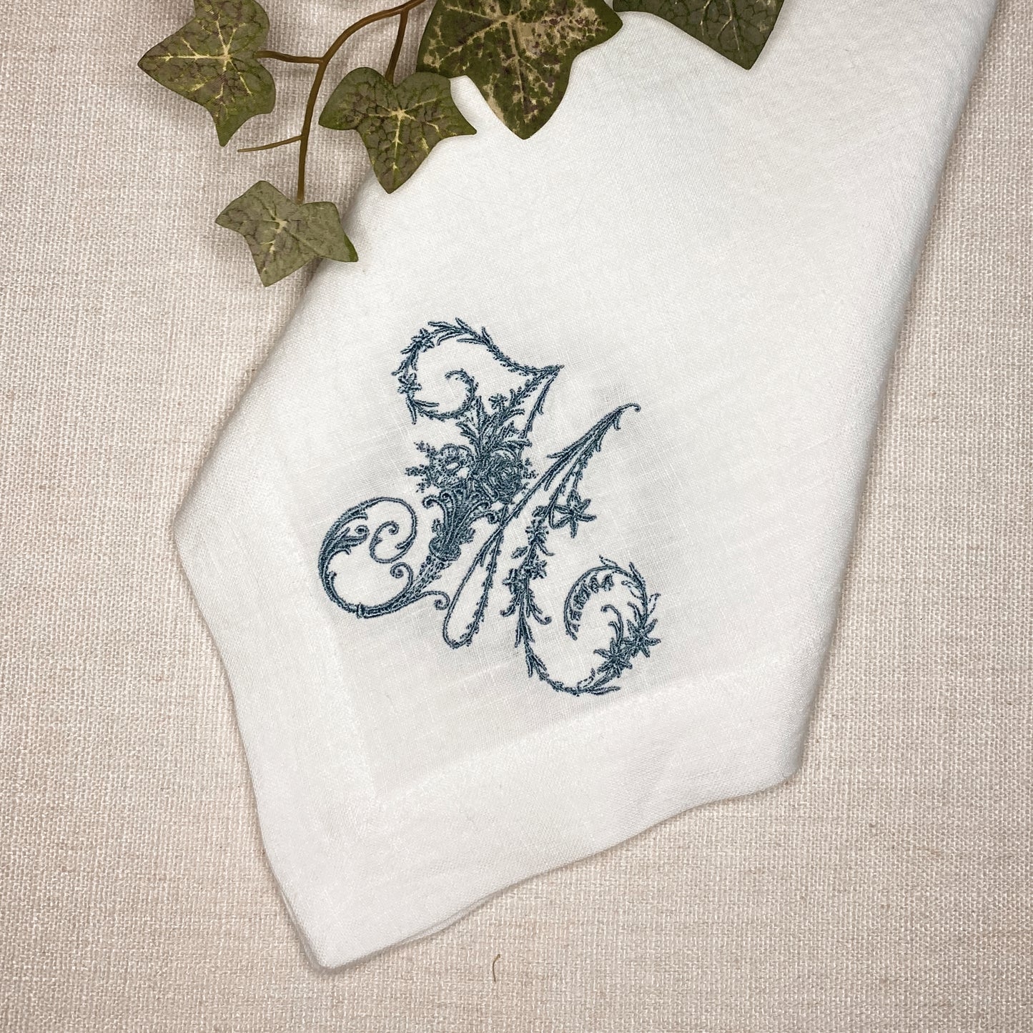 French Rose Dinner Napkin