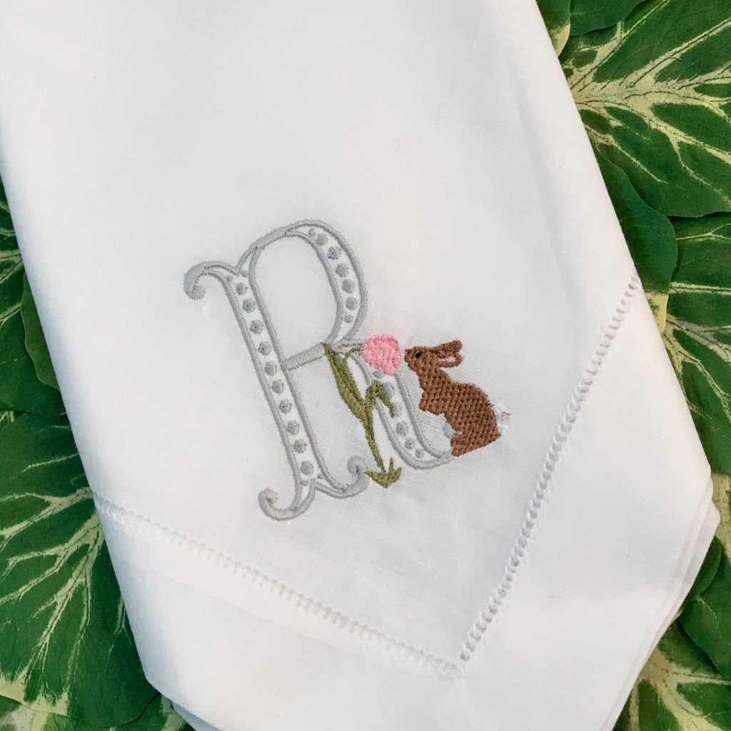 Easter Linen Dinner Napkins