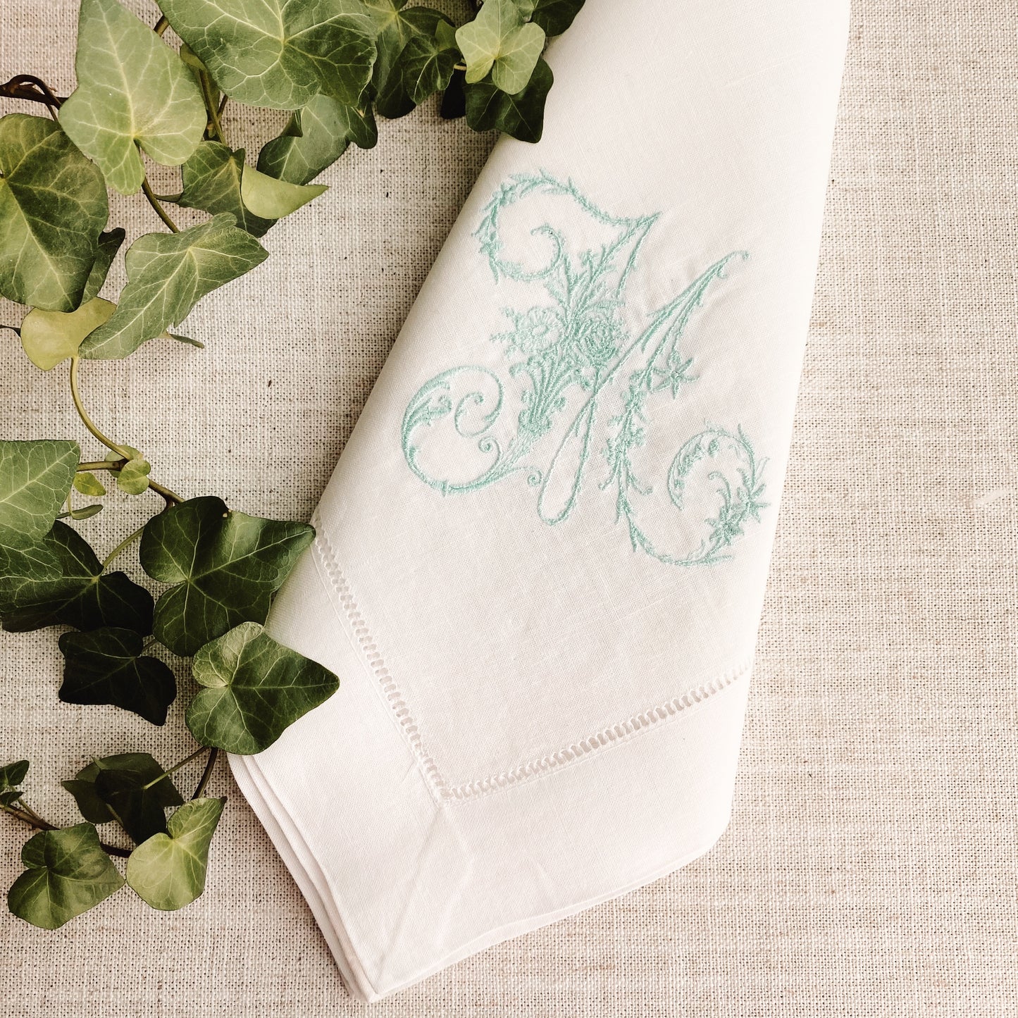 French Rose Dinner Napkin