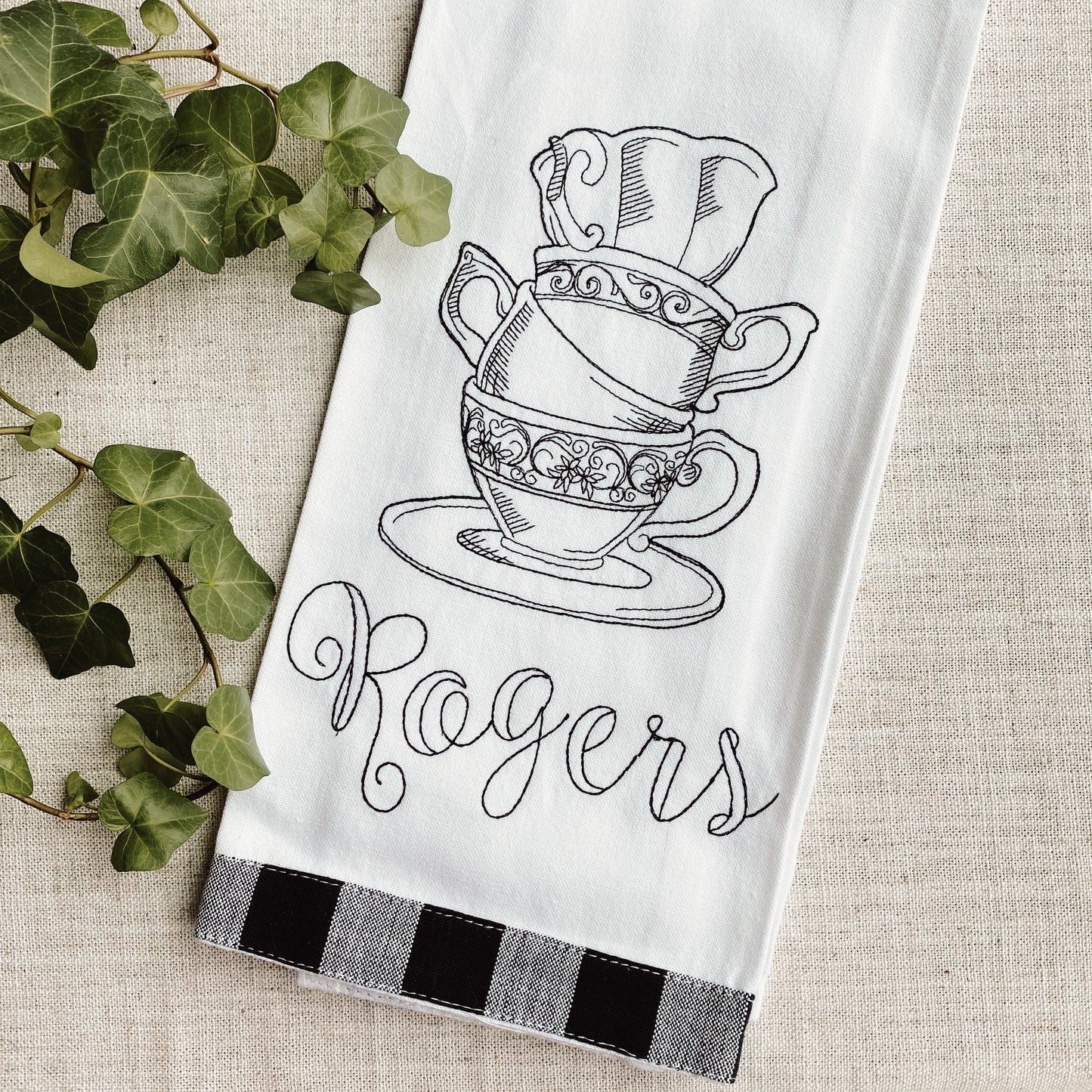 Tea Cup Tea Towel
