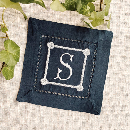 Nautical Navy Cocktail Napkins