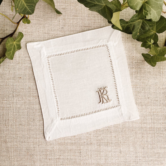 Willa Mono Small Cocktail Napkins