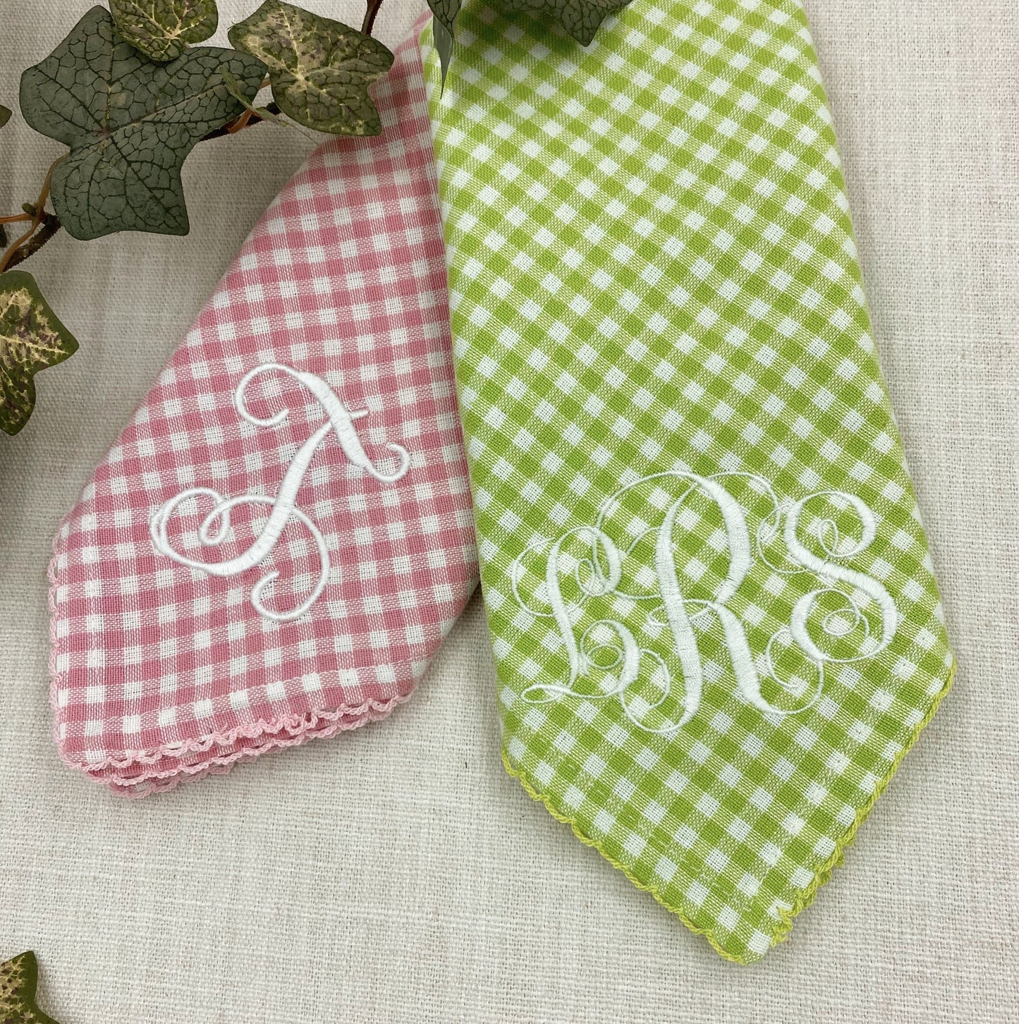 Gingham Dinner Napkins