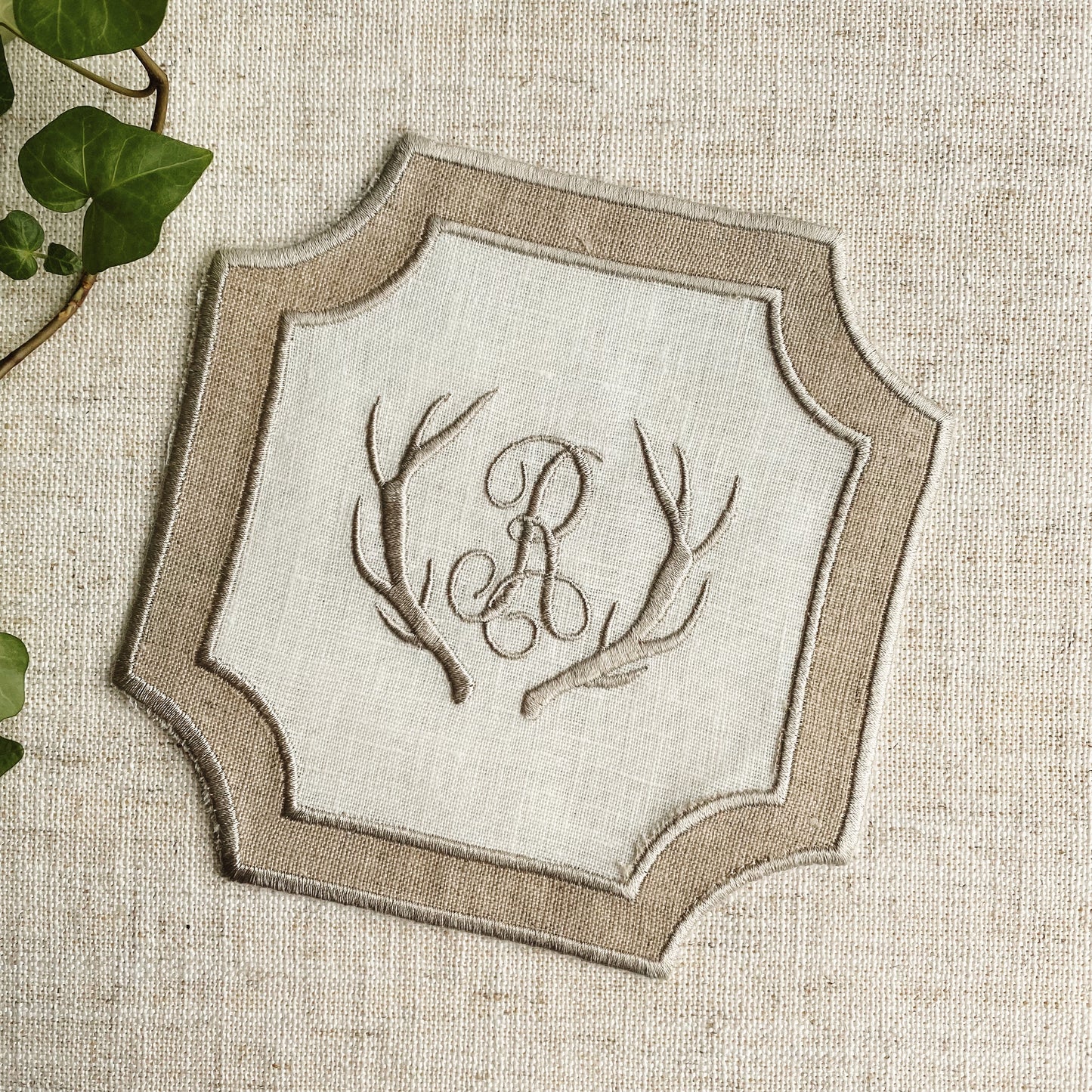 Antler Monogram Cocktail Napkins