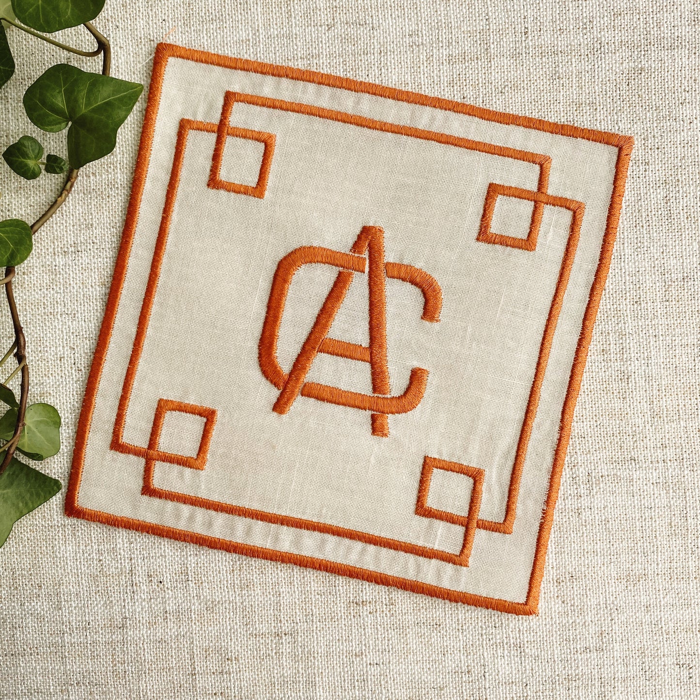 Amelia Linen Cocktail Napkin Set