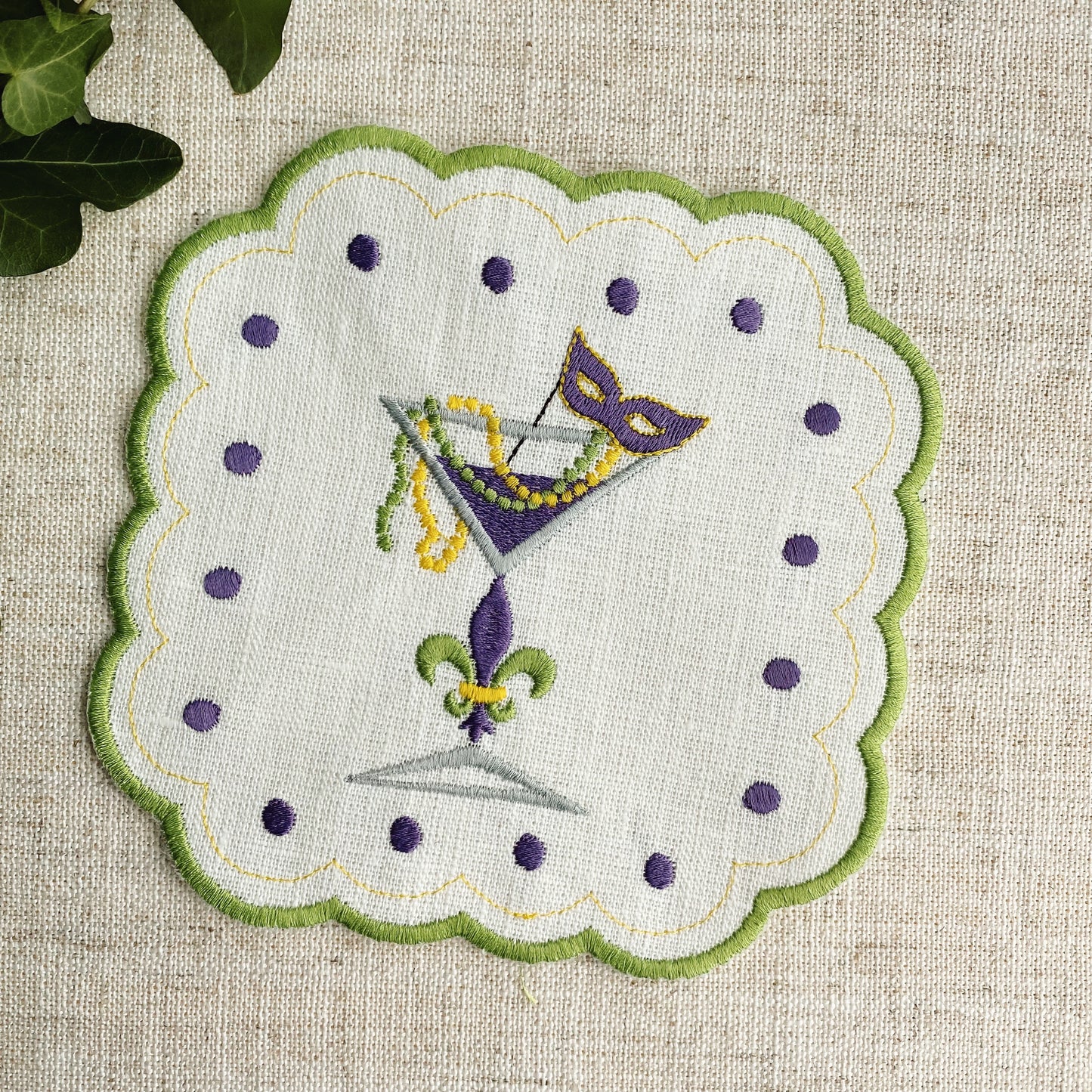 Mardi Gras Cocktail Napkins