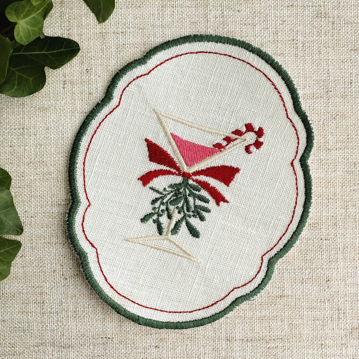 Christmas Martini Cocktail Napkins