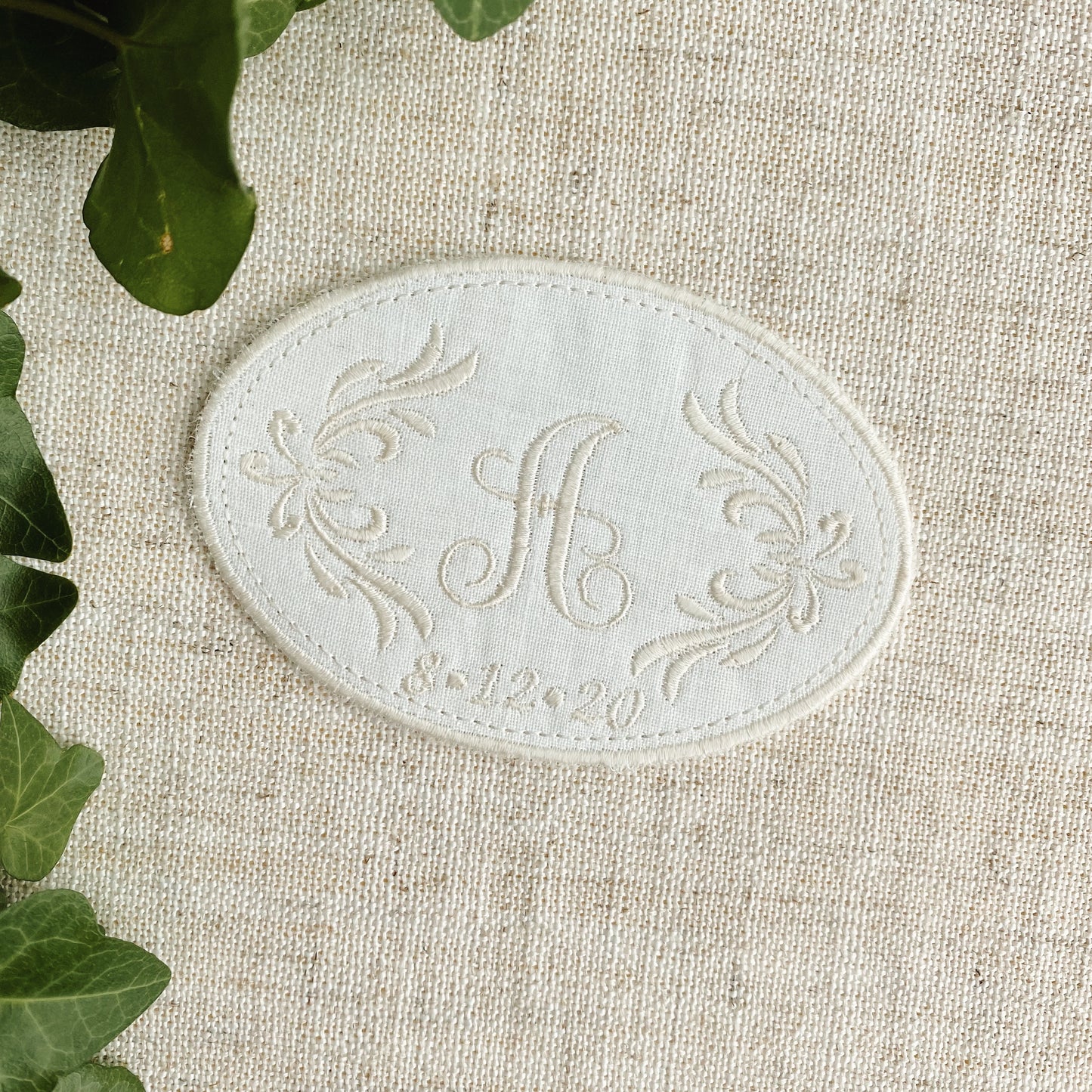 Wedding Dress Label - Oval