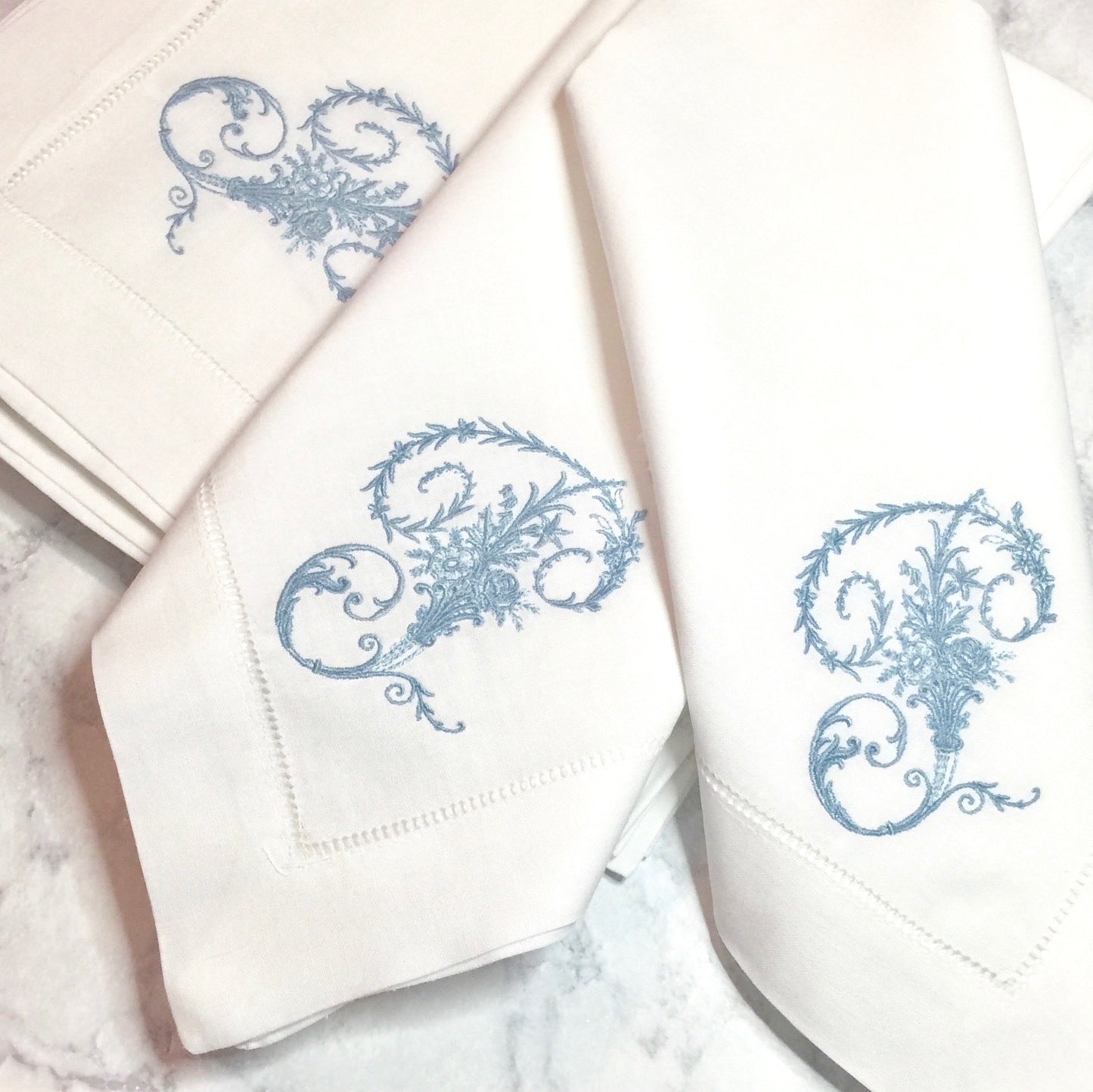 French Rose Dinner Napkin