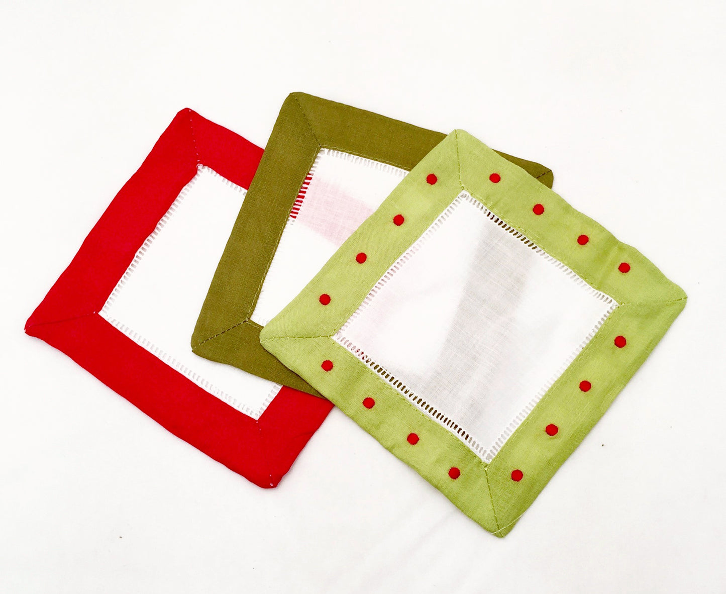Sketchy Holly Wreath Cocktail Napkins
