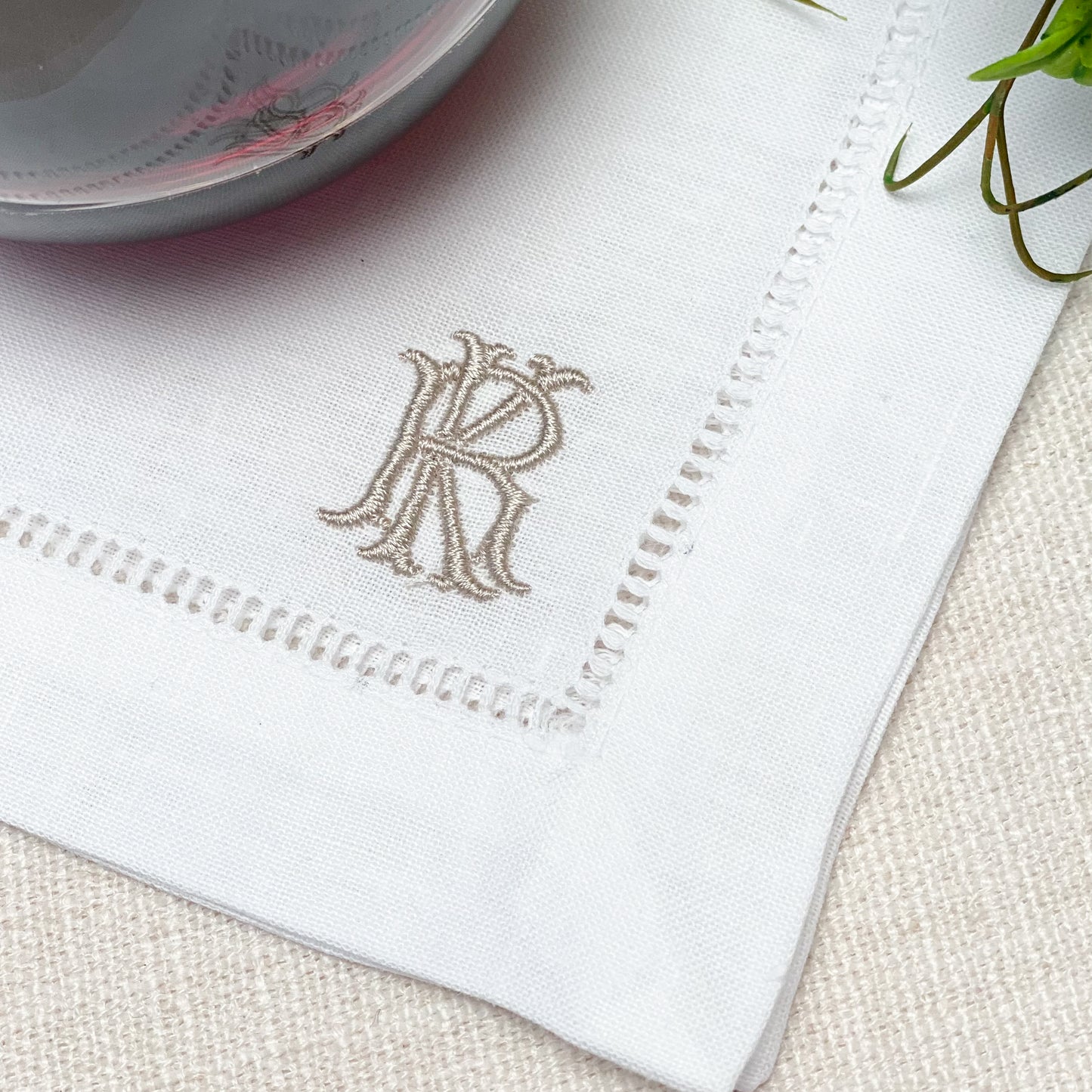 Willa Mono Small Cocktail Napkins
