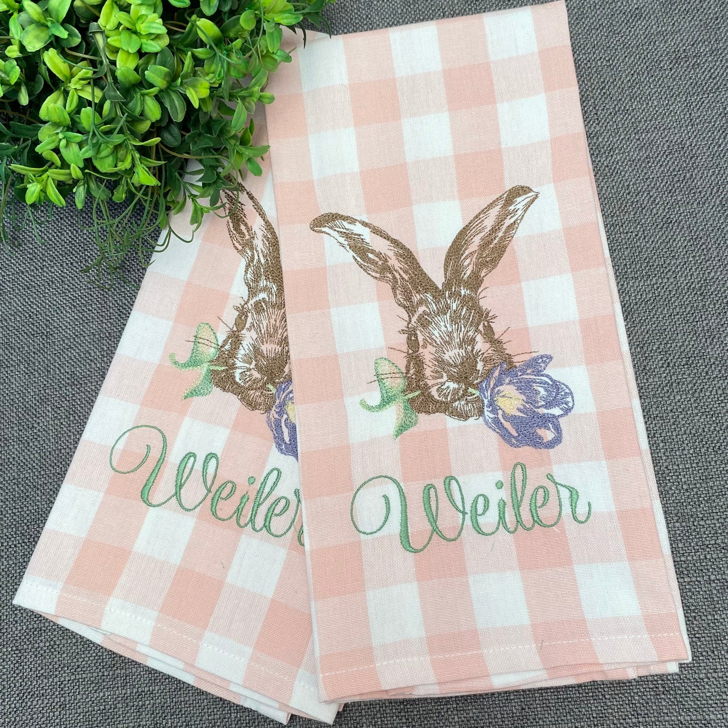 Bunny Tea Towel