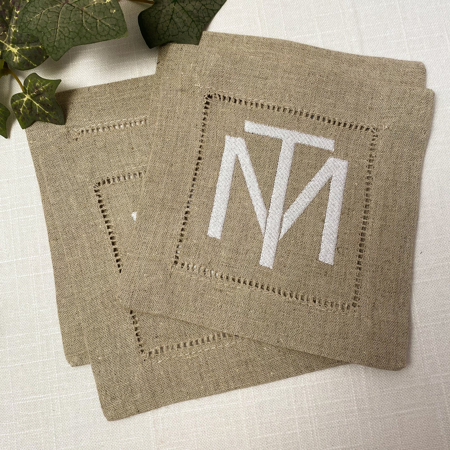 Maisie Large Mono Cocktail Napkins