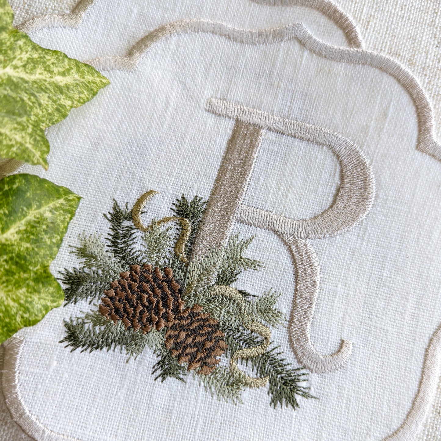 Holiday Pinecone Cocktail Napkins