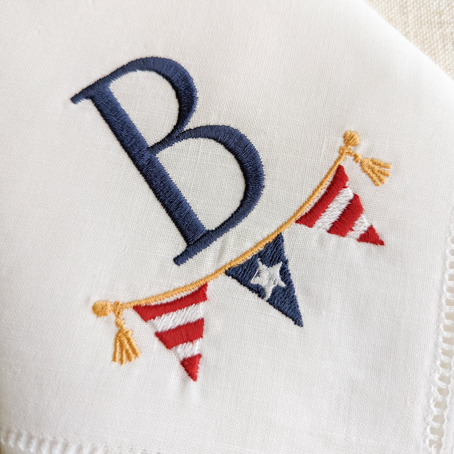 Patriotic Pennent Cotton Towel