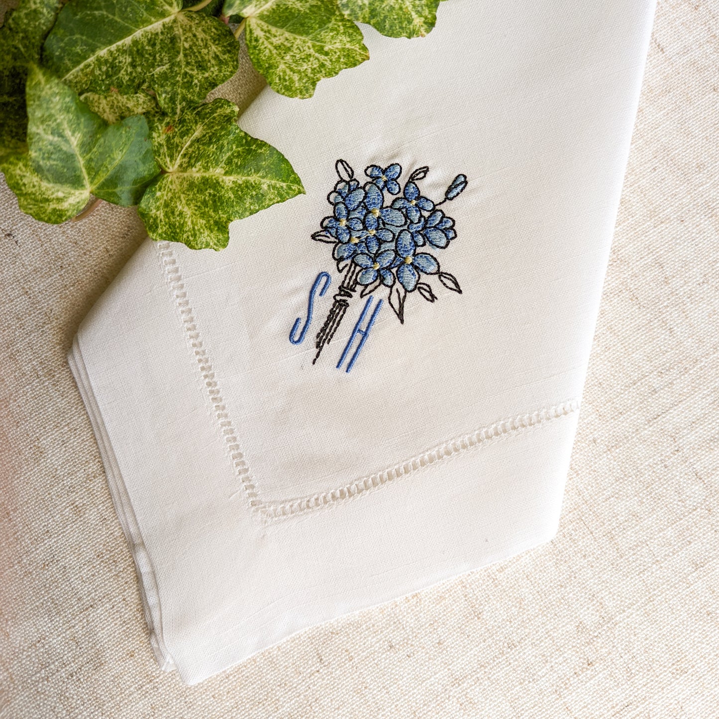 Forget Me Not Dinner Napkins