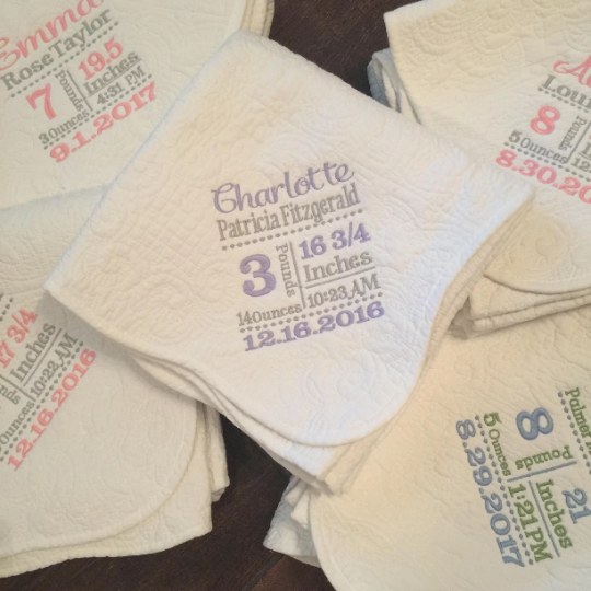 Personalized Baby Quilt