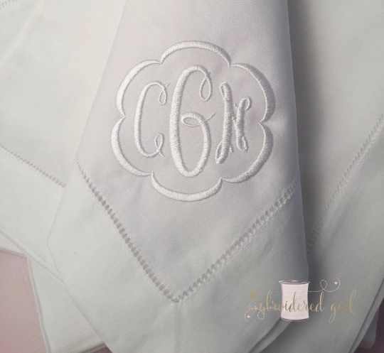 Monogrammed Linen Dinner Napkins, Linen Dinner Napkins, Monogrammed Dinner Napkins, Personalized Dinner Napkins, Personalized Linen Napkins