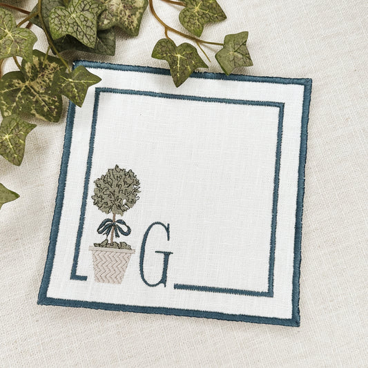 Topiary Cocktail Napkin