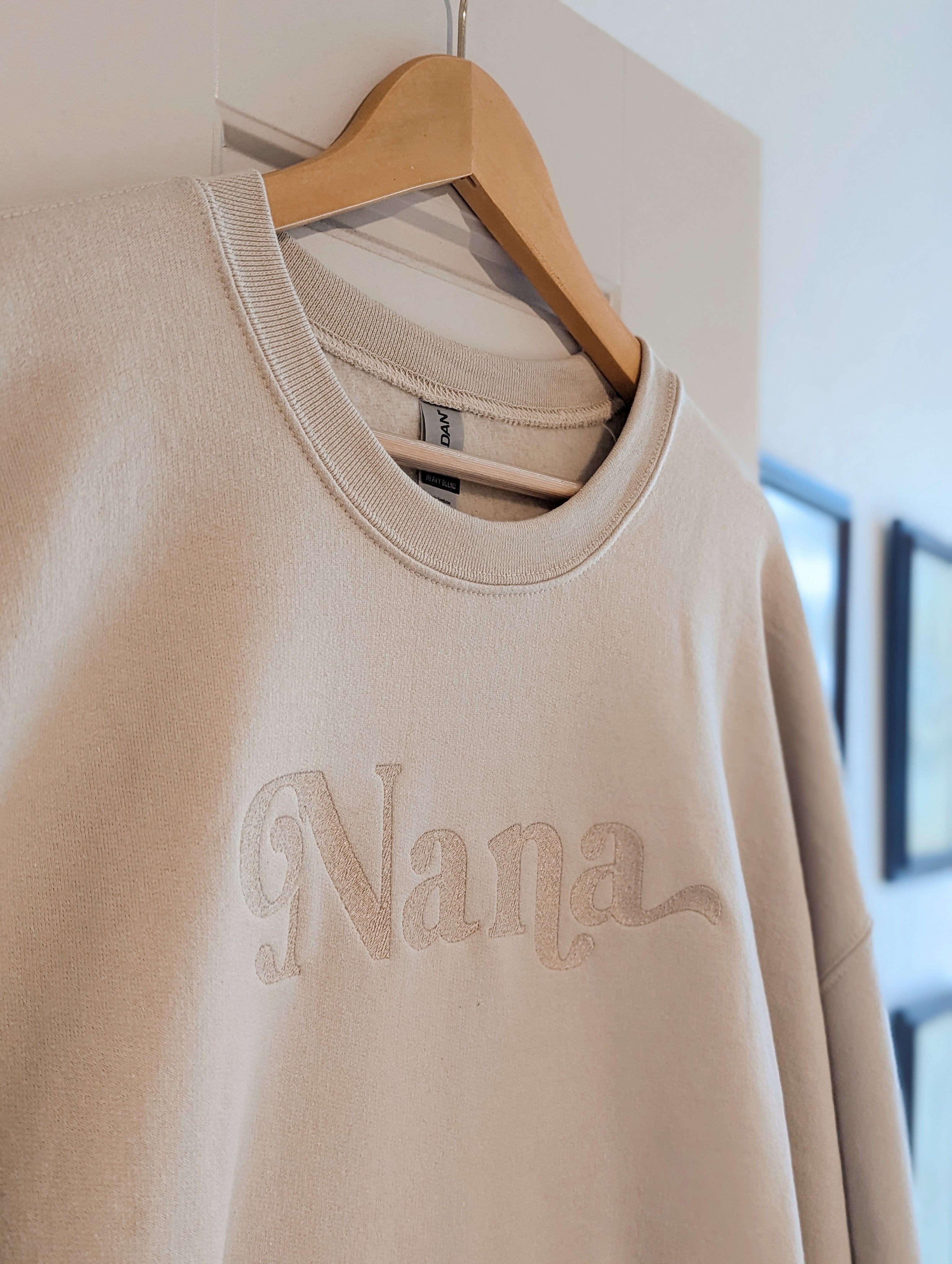 Embroidered sweatshirts hot sale for grandma