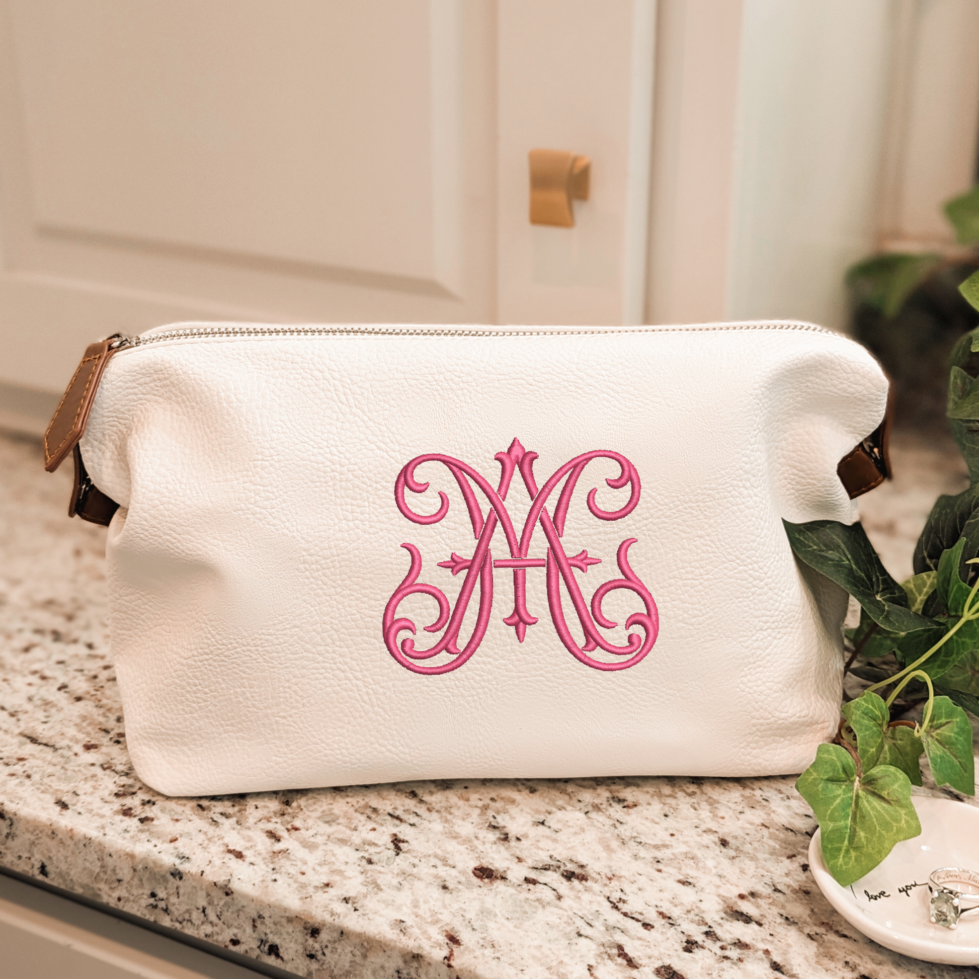 Monogram cosmetic bag deals
