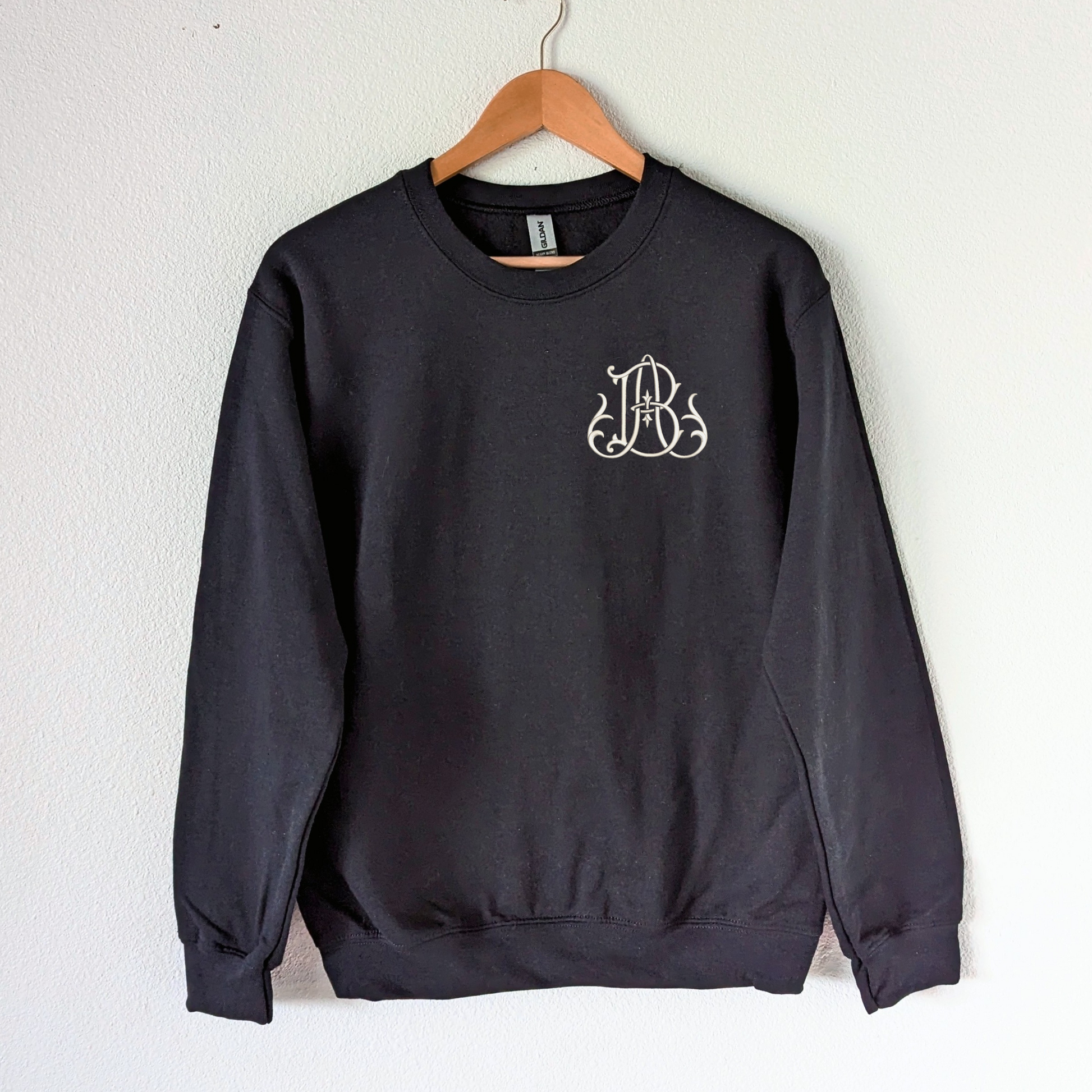 Custom Monogram Sweatshirt Embroidered Girl