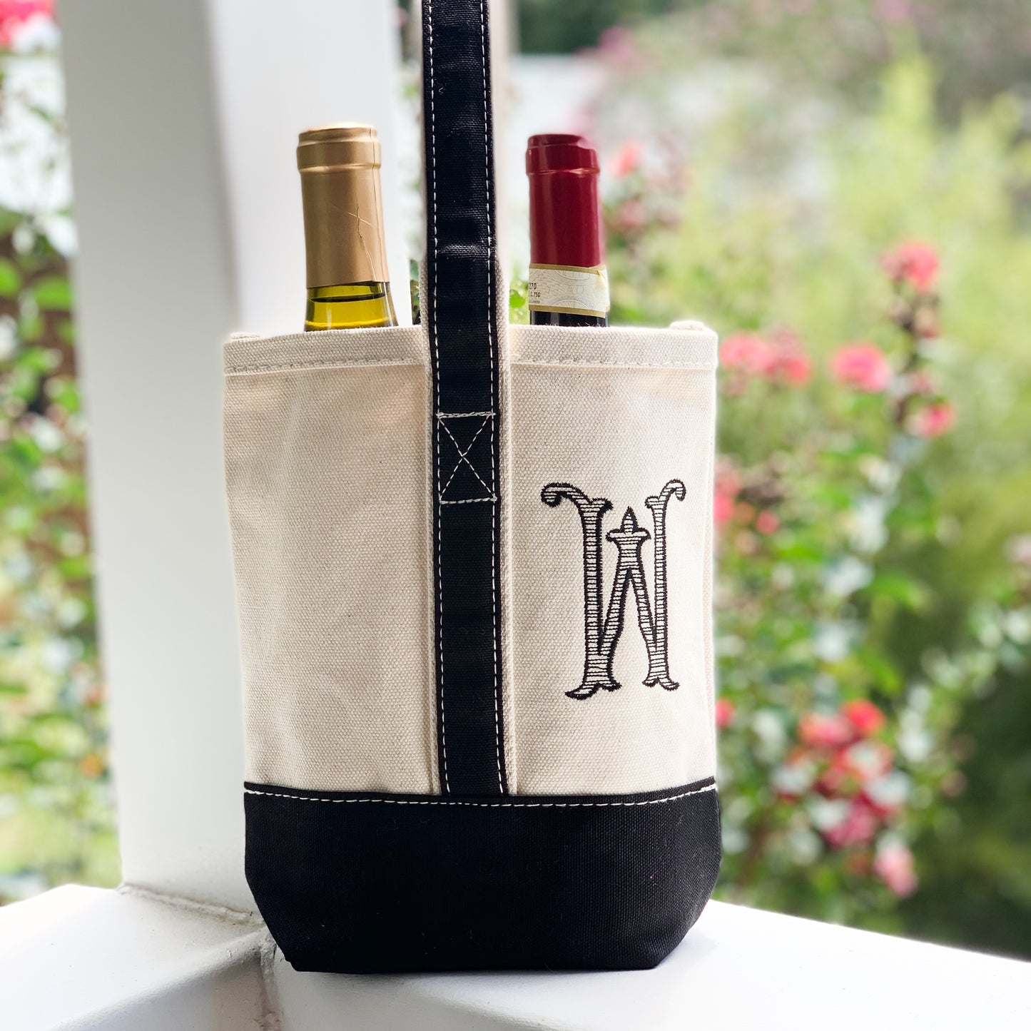 Two Bottle Wine Tote Bag